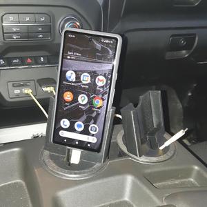 Chevrolet Silverado Center Console Cup Holder Phone Mount