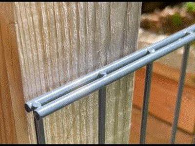 bracket for double wire fence 656