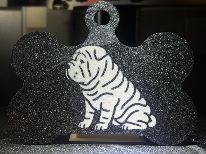 Keychain dog (Shar-Pei)
