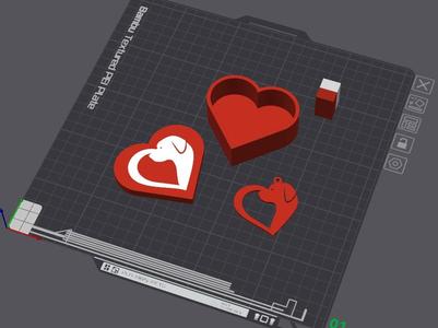 Giftbox Valentines Dog + Gift