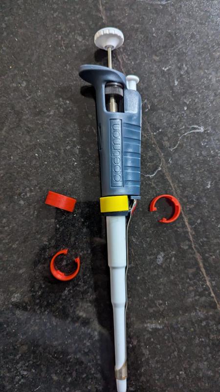 Gilson pipette idintification colored rings