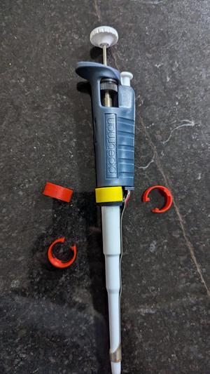 Gilson pipette idintification colored rings