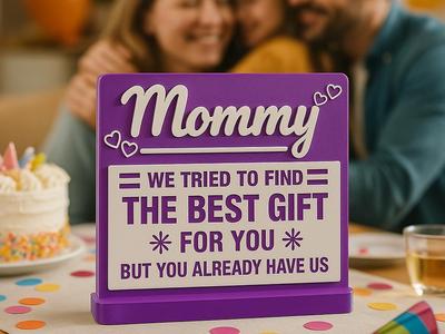 Gift Card for mother, daughter - customizable name