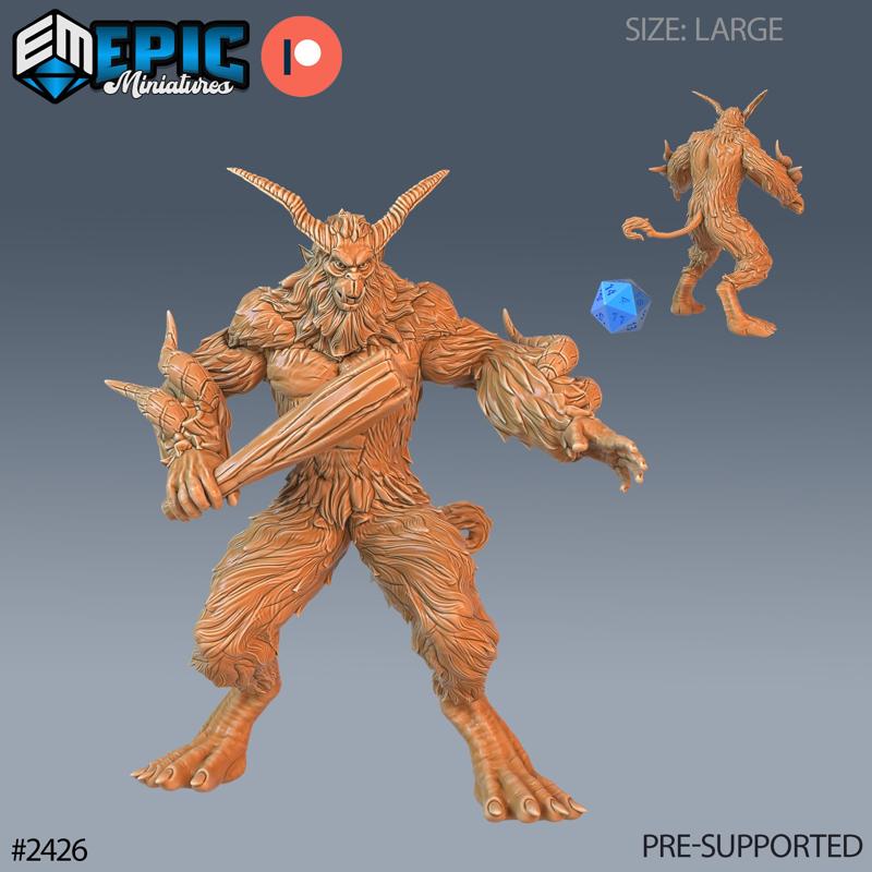 Big Foot Yeti / Frost Giant / Bigfoot / Sasquatch / Snowy Beast / Arctic Encounter