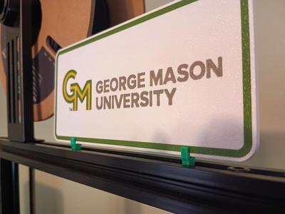 Rail Mount Sign Holder