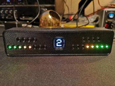 Sim racing RPM tachometer w/OLED gear indicator