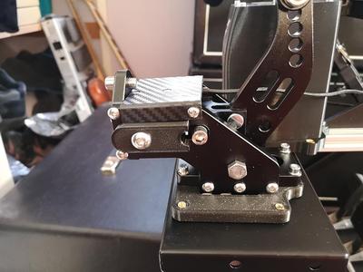 Sim racing Handbrake range adjuster
