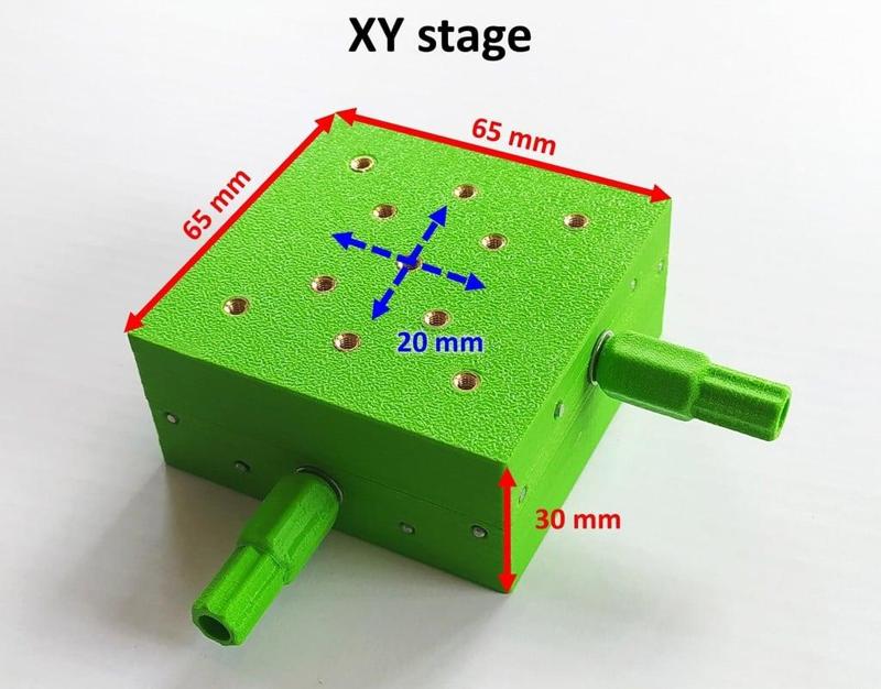 Two axis printed linear stage