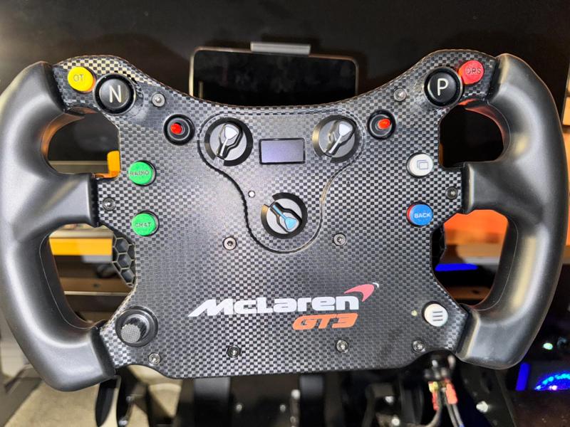 Customizable Fanatec McLaren GT3 Button Caps