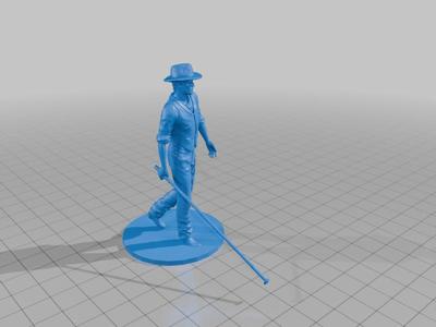 G SCALE BLIND FIGURES WITH WHITE CANES