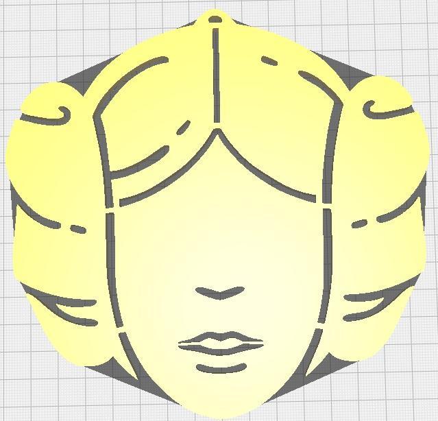 Silueta Princesa Leia