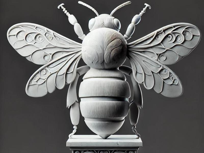 Bumblebee statue