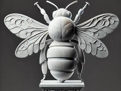 Bumblebee statue
