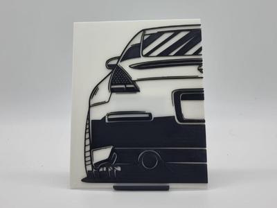 2D Wall Art Nissan Z350