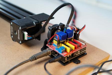 Arduino base with 40mm fan bracket