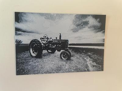Antique Tractor Hueforge