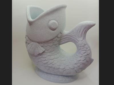 Fish Vase / Gurgelkrug – Vessel with Handle Pot