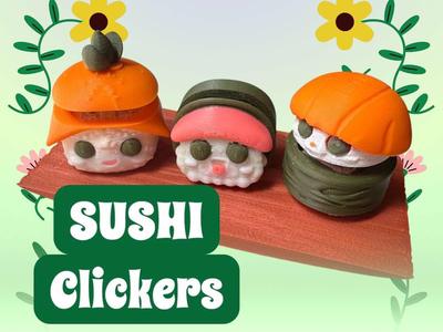 Sushi Fidget Clickers