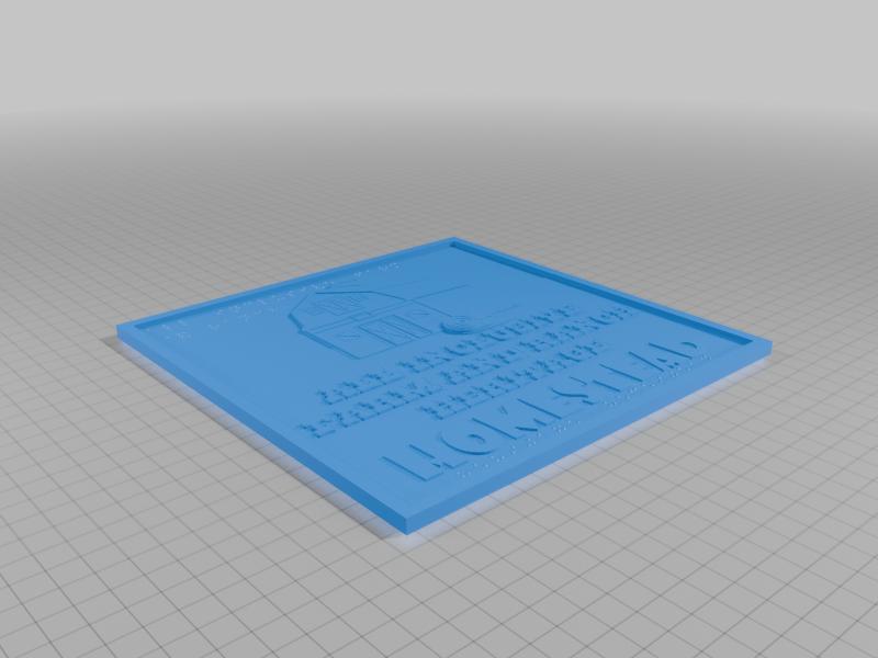ALL INCLUSIVE FARM & RANCH HERITAGE HOMESTEAD 3D LOGO WITH BRAILLE