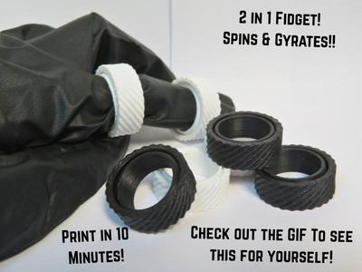 Gyroscopic Fidget Ring (2 in 1 Fidget)