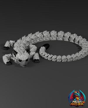 Vaythyr Articulated Dragon – 3D Printable Fantasy Model