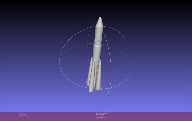 Vostok Rocket Printable Board Game Scale Space Race Micro Miniature
