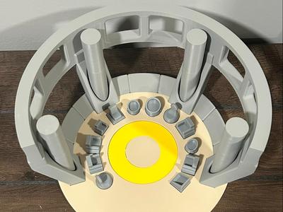 Star Wars Jedi council room diorama