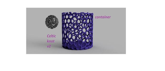 Celtic knot container v2