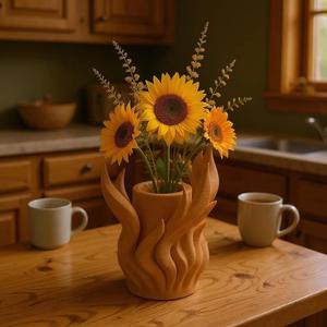 Flame Nest Vase – Serene Fire