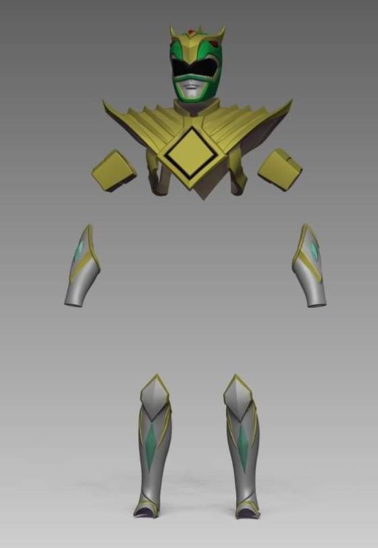 Custom Green Ranger Armor [Boom! Studios Matthew Cook Version]