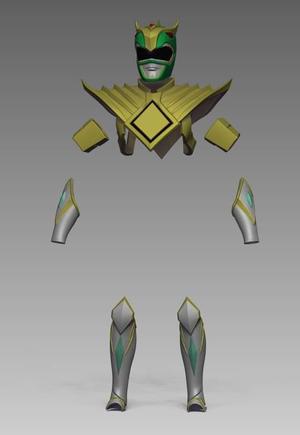 Custom Green Ranger Armor [Boom! Studios Matthew Cook Version]