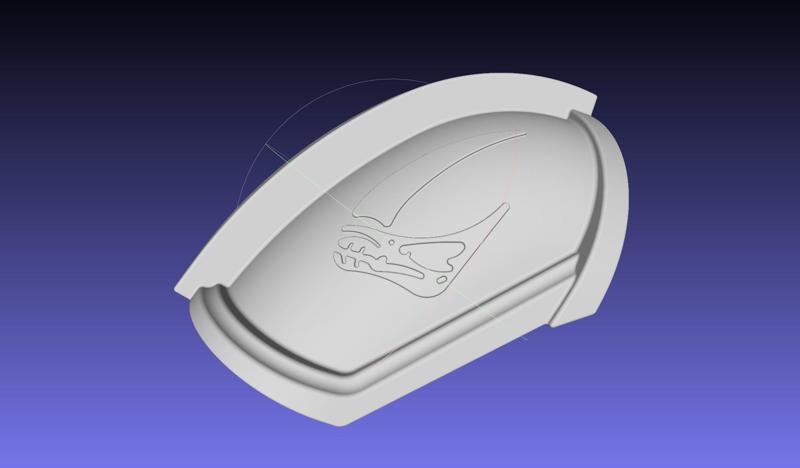 Mandalorian Beskar Shoulder Mudhorn Signet