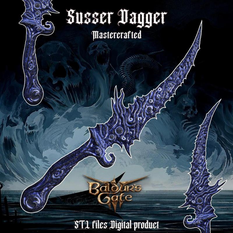 Fantasy Mastercrafted Susser Dagger from Baldurs Gate 3