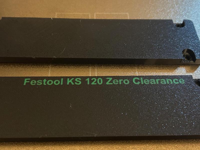 Festool KS 120 Zero Clearance Inlay