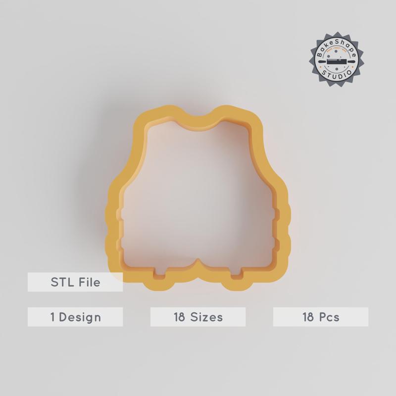 Life Jacket Shape Cutter Set, 18 Sizes, Perfect for Cookie, Fondant & Clay Designs PRODUCT_2722