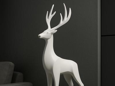 Deer Sculture - Home Decor