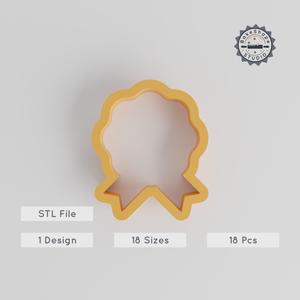 Badge Shape Cutter Set, Medal Emblem for Cookies, Fondant & Clay, 18 Sizes, 0.75"-5" Decor Tools PRODUCT_118