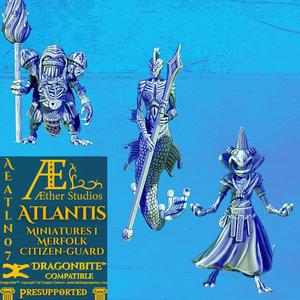 AEATLN07 - Atlantis Miniatures 1: Merfolk Citizen-Guard
