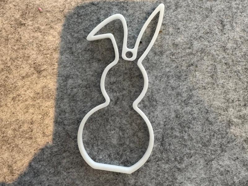 Easter Bunny Bottle Decoration Pendant Easter Bunny