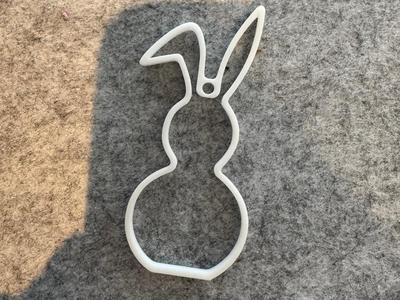 Easter Bunny Bottle Decoration Pendant Easter Bunny