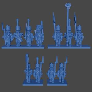 6-15mm French Line Infantry in Covered Shakos & Bardin Uniforms (1813-15) NAP-FR-16