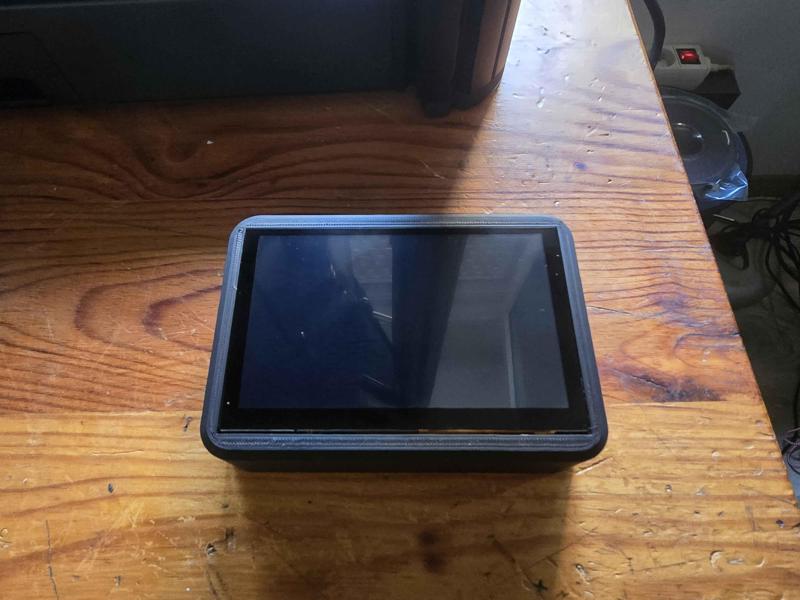Case for 5 inch Raspberry PI Touch Screen - Cheap Klipper Pad