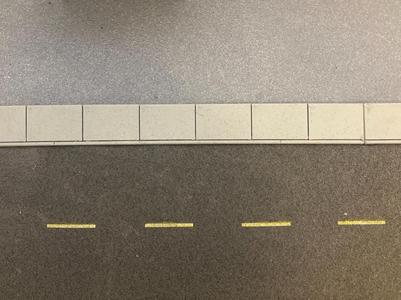 Sidewalk - HO Scale