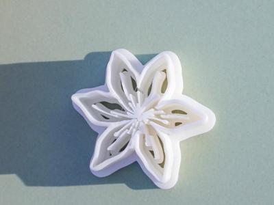 Lily Flower Polymer Clay Cutter Earrings Necklaces