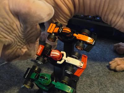 Triple  Stand For F1 Collectible mini Race Car