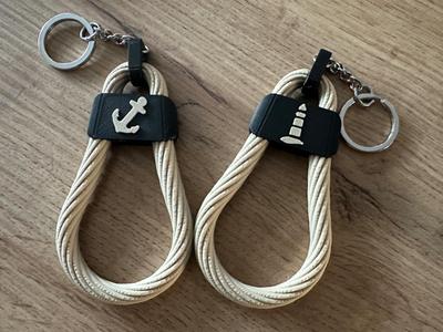 Keychain Rope Anchor Lighthouse Maritime