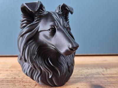 Shetland Sheepdog Bust