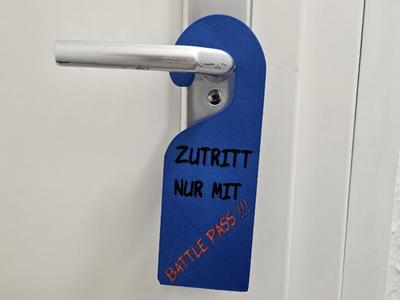 Funny Door Sign Fortnite