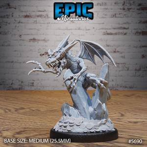 Abyss Drake Hiding / Dragon Demonic Creature / Flying Dragonborn Demon / Evil Beast / Winged Devil Encounter