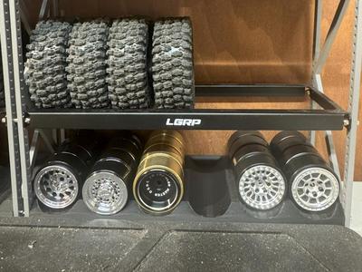 Wheel rack for LGRP tire rack for 6 sets of wheels